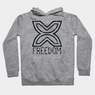 African Sankofa Symbol "Freedom" Black Hoodie